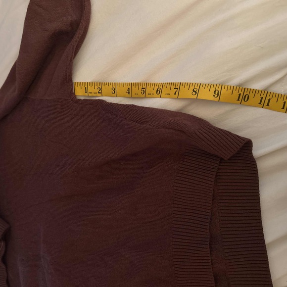 Abercrombie & Fitch Brown Ribbed Crewneck Sweater Unisex Size Large - Picture 5 of 5